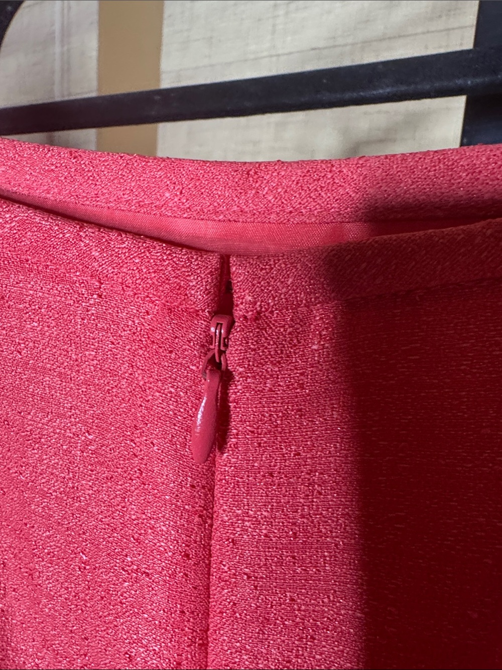 Le Suit Coral Pink 2-Piece Skirt Suit Set Size 6 Career Office - Picture 12 of 13
